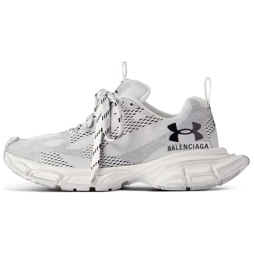 Кроссовки Balenciaga X Under Armour 3XL Низкие Кроссовки с Толстой Подошвой Женские Белые - изображение 1
