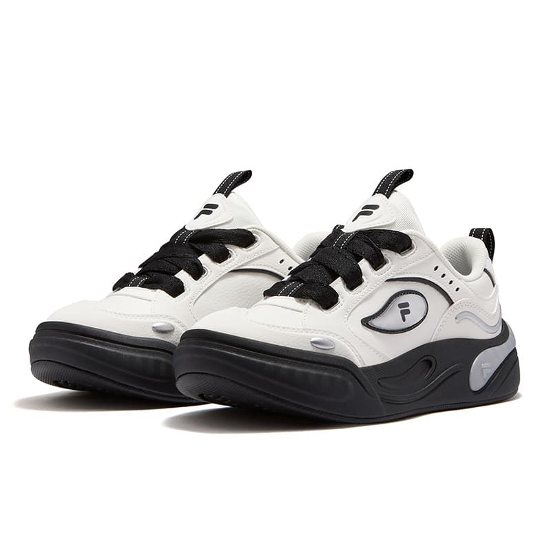 Кроссовки FILA FUSION CANNOLI Cake Shoes Повседневная обувь Женская Снег Черный - изображение 3