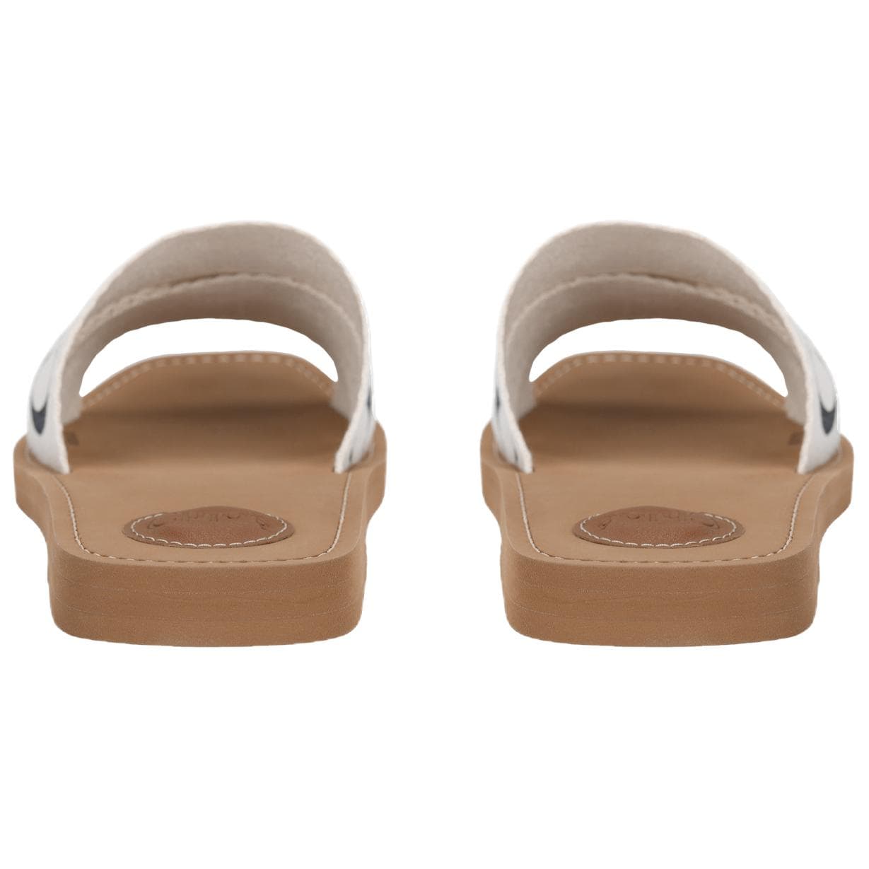 Сандалии Chloe Logo Equestrian Slides White - изображение 4