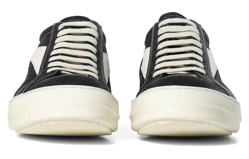 Кроссовки Rick Owens Low Top Sneakers Black - изображение 3
