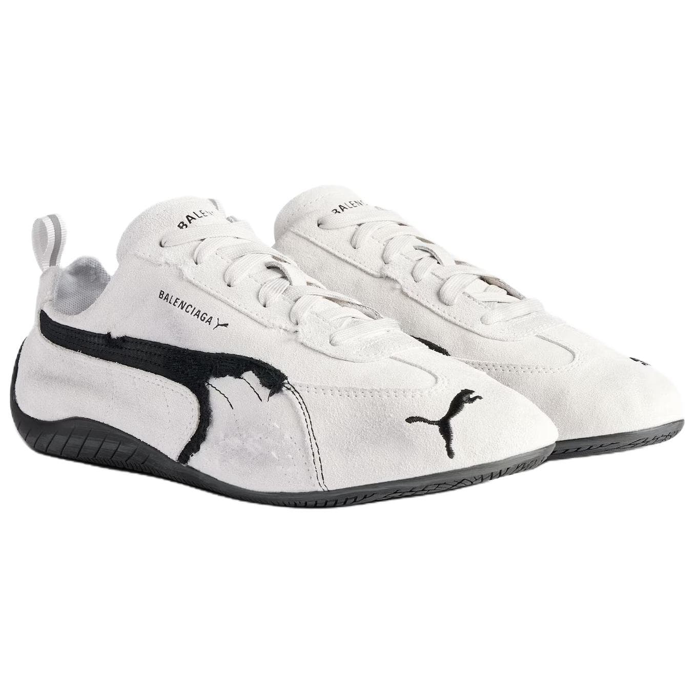 Кроссовки PUMA x Balenciaga Speedcat White - изображение 3