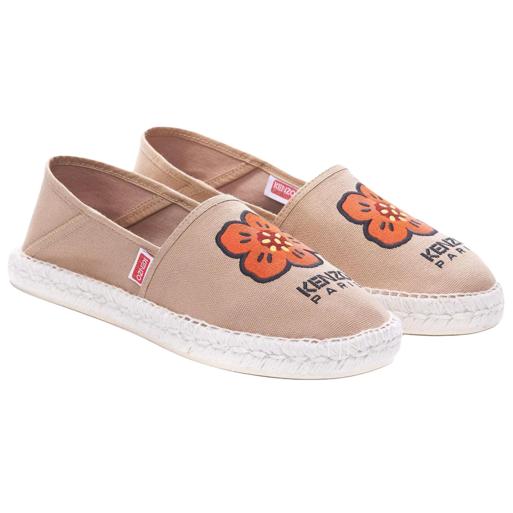 KENZO Boke Flower Series Ткань Espadrilles Мужской Бежевый - изображение 4