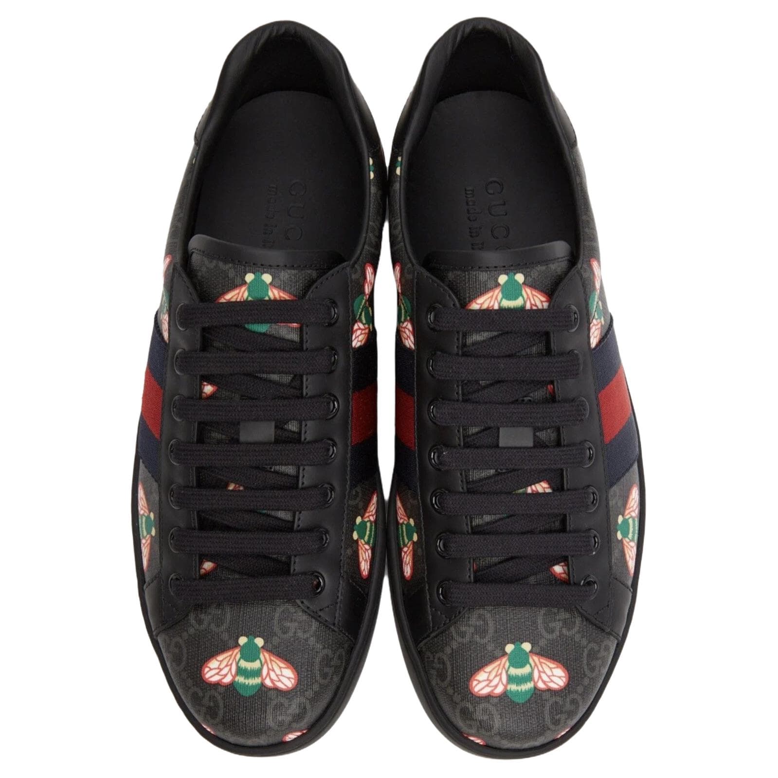 Кроссовки Gucci Ace Bee Print Black - изображение 5