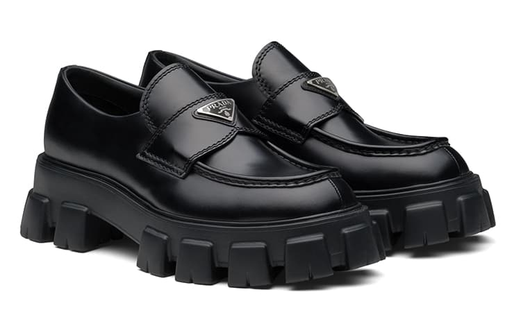 Лоферы Prada Monolith Black - изображение 3