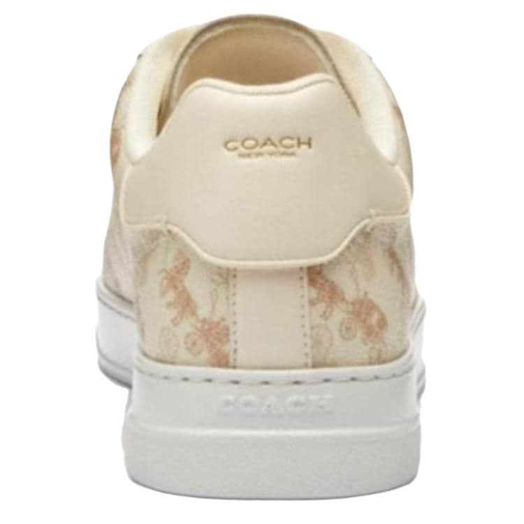 Кроссовки COACH Highline Round Toe Lace-up Sneakers Beige - изображение 5