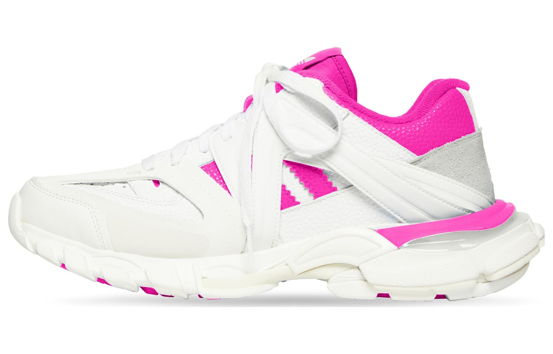 Кроссовки Adidas Originals x Balenciaga Track Forum Low Топ Толстая подошва Кроссовки Женские Белые Розовые - изображение 1