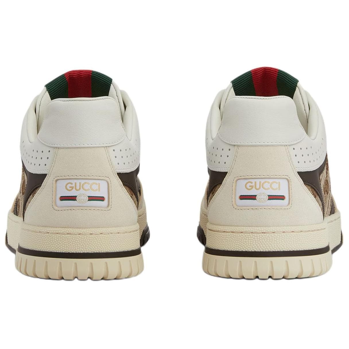 Кроссовки Gucci Re-Web Low Brown Beige - изображение 5