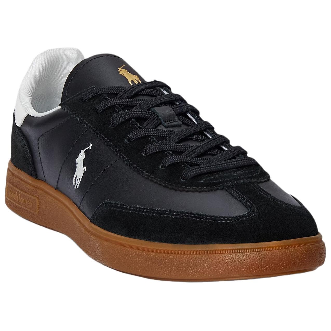 Кроссовки Polo Ralph Lauren Bedford Low Skateboard Кроссовки Унисекс Черные - изображение 3