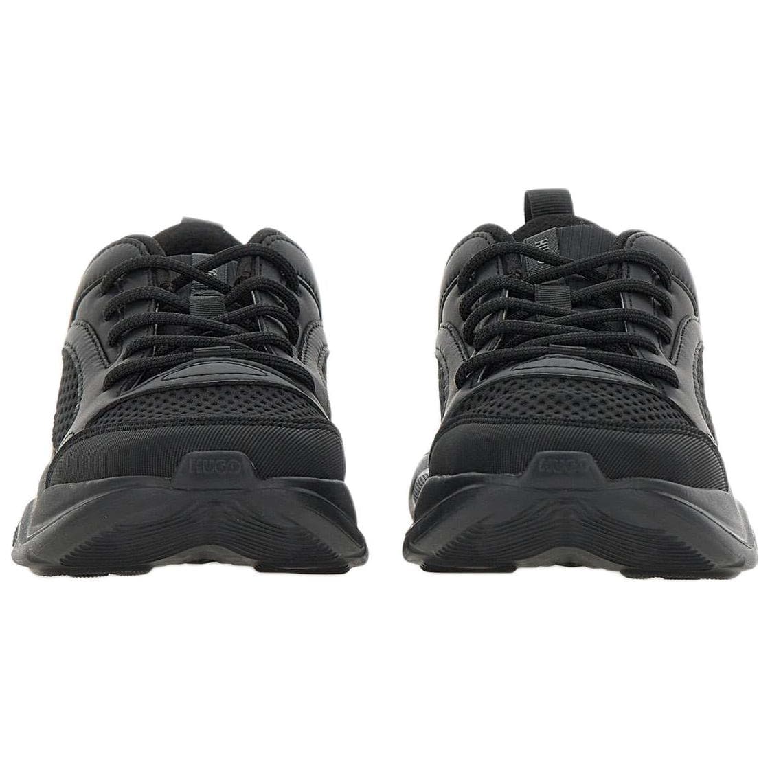 Кроссовки HUGO BOSS Leon Runn Pume Low Топ Повседневная обувь Мужская Черная - изображение 6