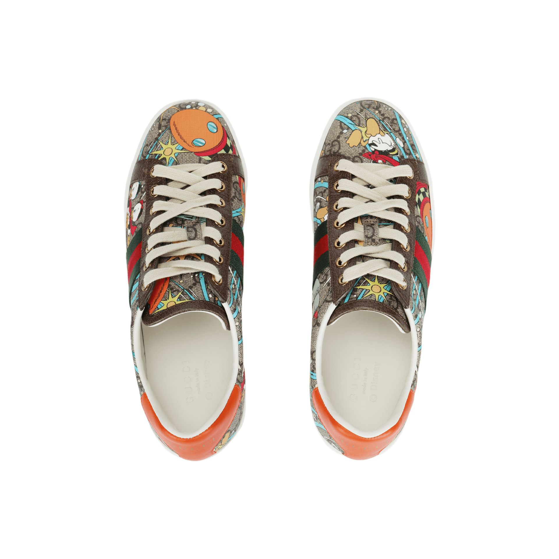 Кроссовки GUCCI ACE Donald Duck Print - изображение 3