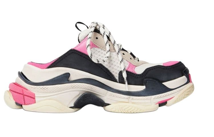 Кроссовки Balenciaga Triple S White Black Pink - изображение 2