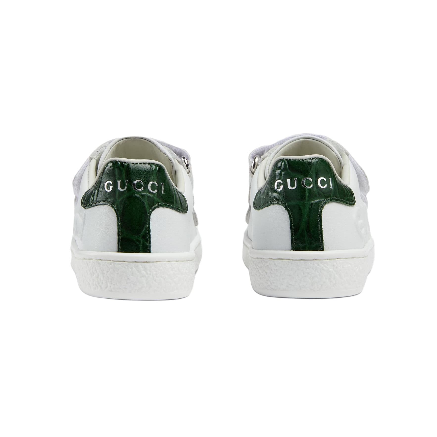 Кроссовки Gucci Ace Low Топ Обувь для малышей Белый Infant and Toddler - изображение 4