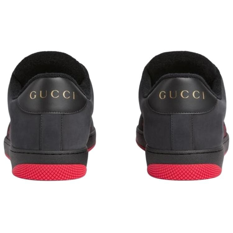 Кроссовки Gucci GG Low Top Sneakers Black Red - изображение 4