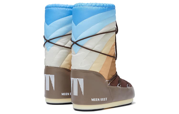 Ботинки зимние Moon Boot Rainbow Brown - изображение 4