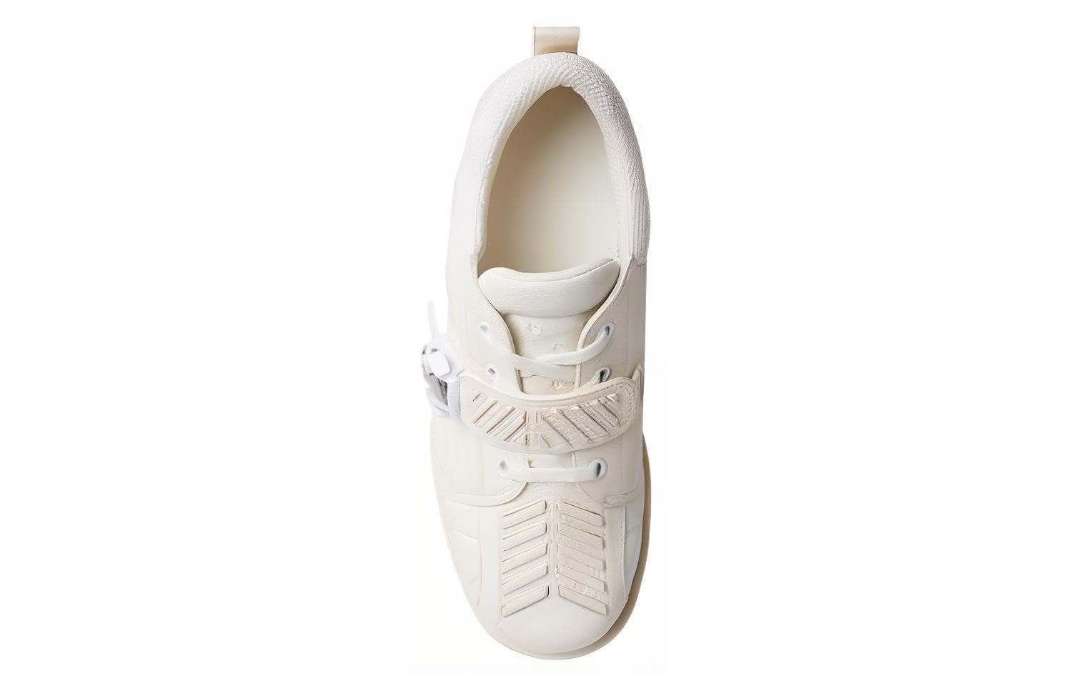 Кроссовки Gucci Leather Low-Top Sneakers White - изображение 5