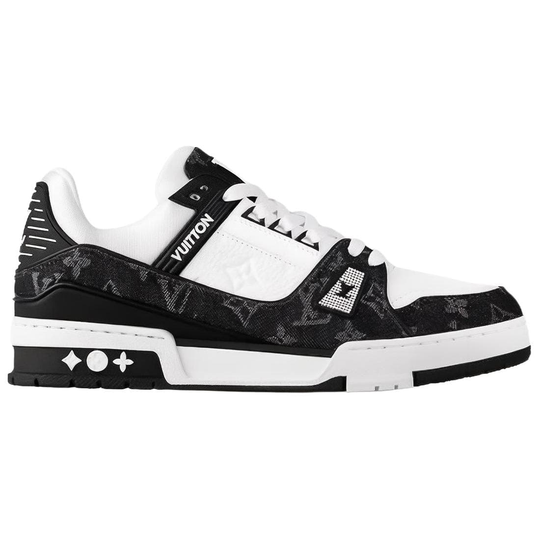 Кроссовки Louis Vuitton Trainer Black White - изображение 2