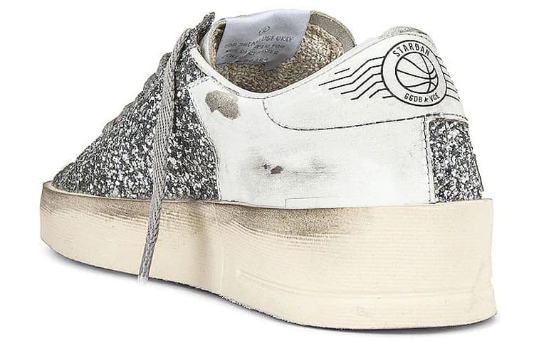 Кроссовки Golden Goose Stardan Silver White - изображение 4