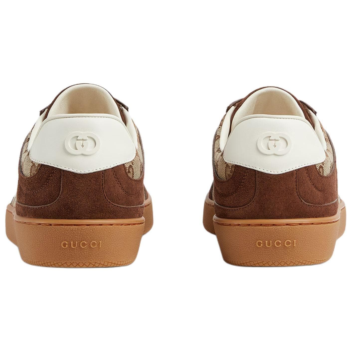 Кроссовки Gucci Interlocking Low Brown - изображение 5