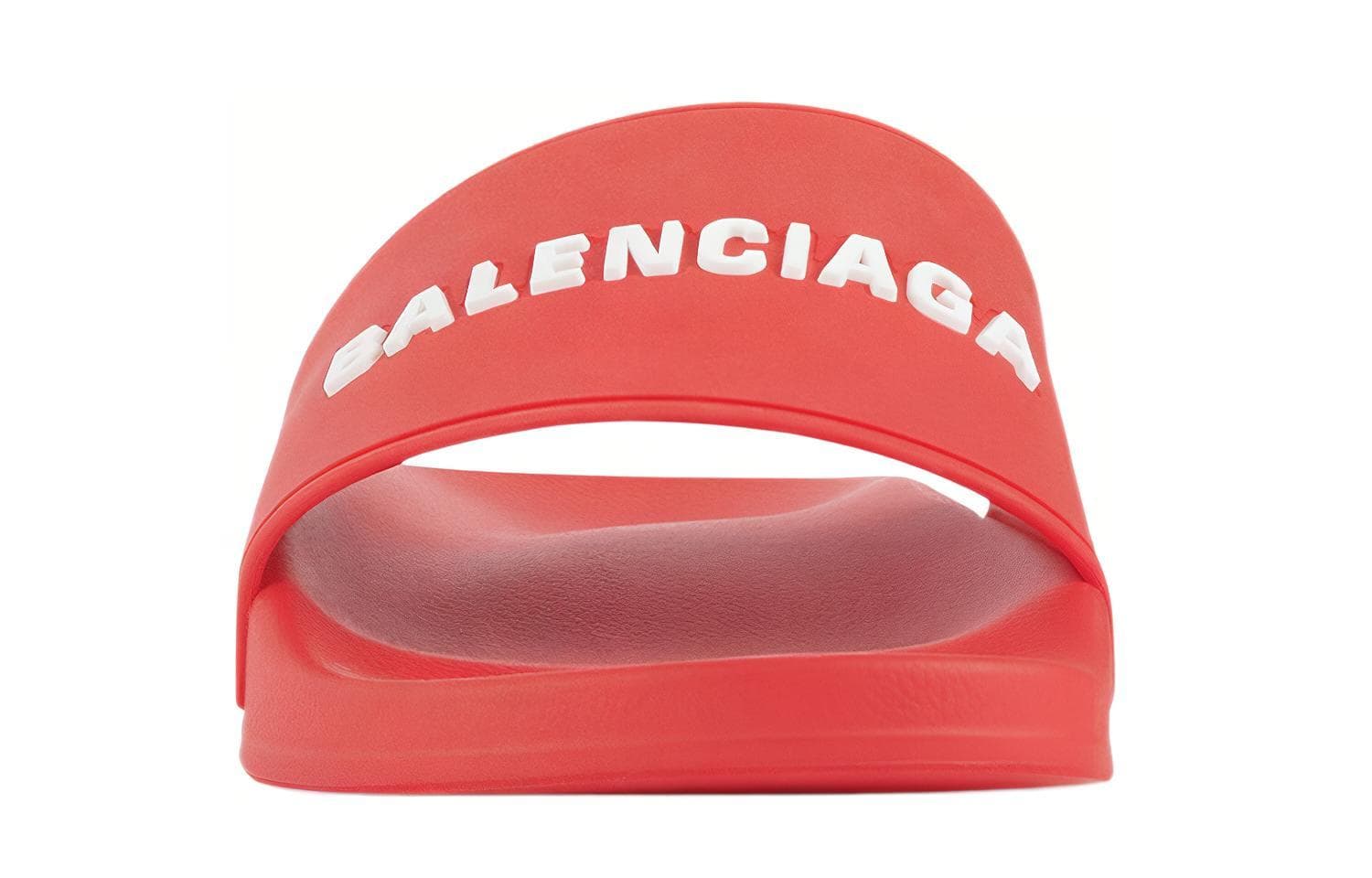 Сандалии Balenciaga Pool Slide China Red - изображение 2