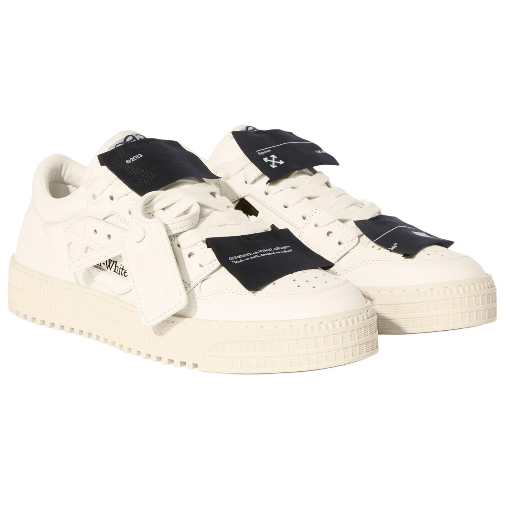 Кроссовки OFF WHITE Off COURT Low Топ Скейтборд Обувь Мужской Белый - изображение 3
