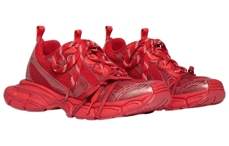 Кроссовки Balenciaga 3XL Red - изображение 3