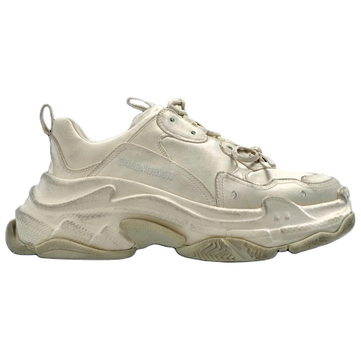 Кроссовки Balenciaga Triple S Low Топ Кроссовки с толстой подошвой Женские Белые - изображение 2
