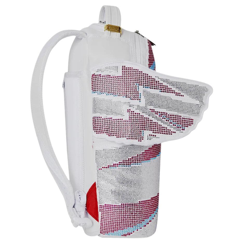 Рюкзак SPRAYGROUND Полиэстер Рюкзак Мини-Версия Унисекс Розовый и Белый - изображение 4