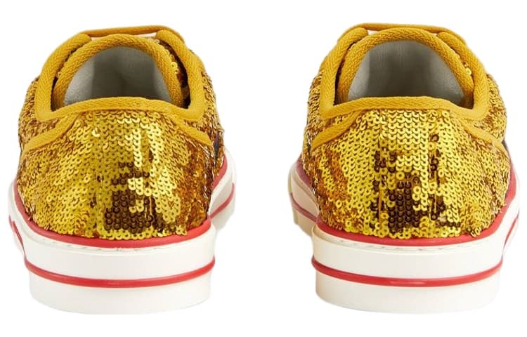 Кроссовки Gucci Tennis 1977 Yellow - изображение 5