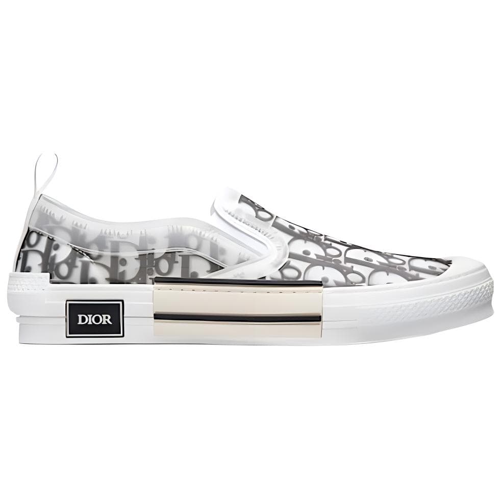Ботинки DIOR B23 Low Top Sneakers Black White - изображение 2