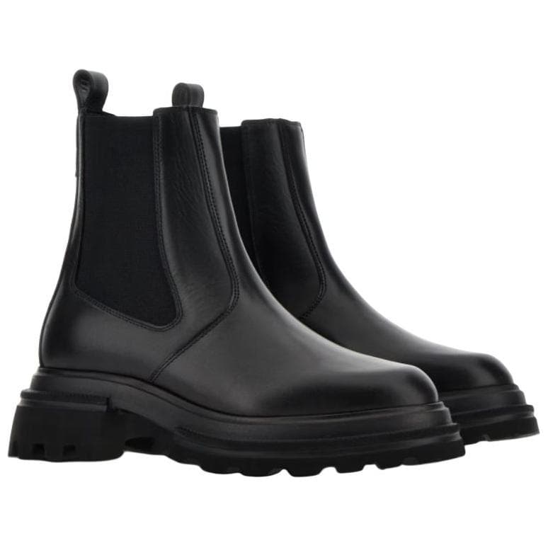 Ботинки челси HOGAN H674 Короткий Челси 5,5 см Женский Черный - изображение 2