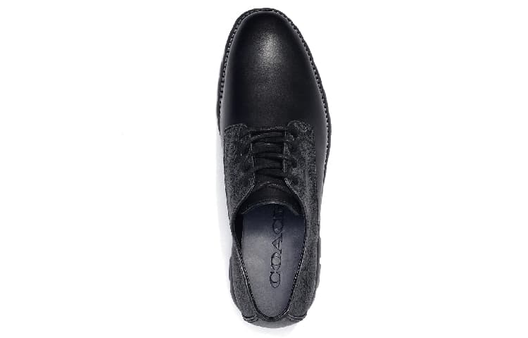 Ботинки COACH Derby Lace-Up Black - изображение 3