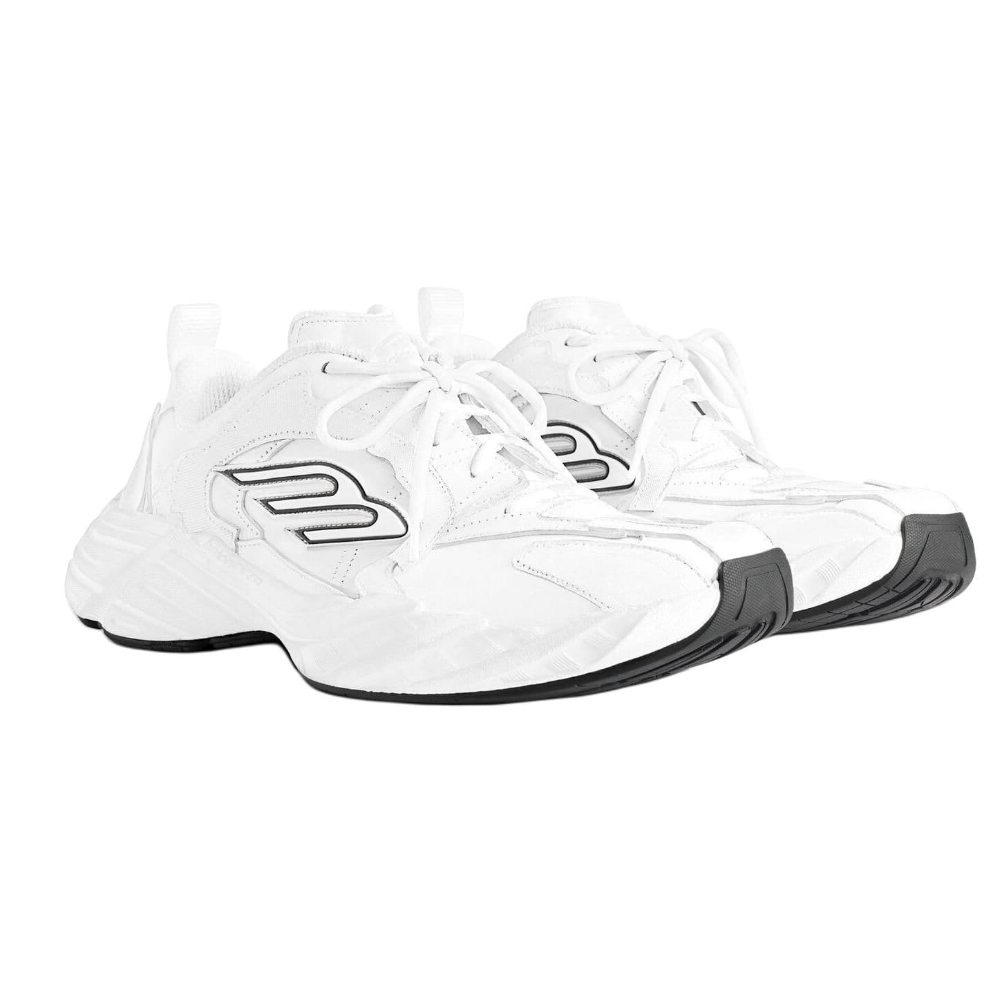 Кроссовки Balenciaga Monday Low Топ Повседневная обувь Мужская Белая - изображение 3