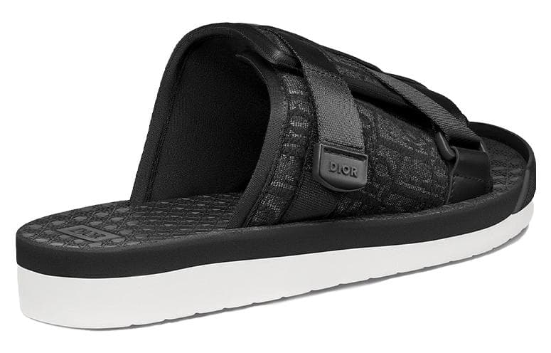 Сандалии Dior Alpha Slides Black - изображение 4