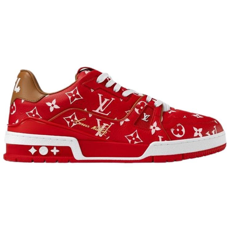 Кроссовки Louis Vuitton Trainer Red - изображение 2