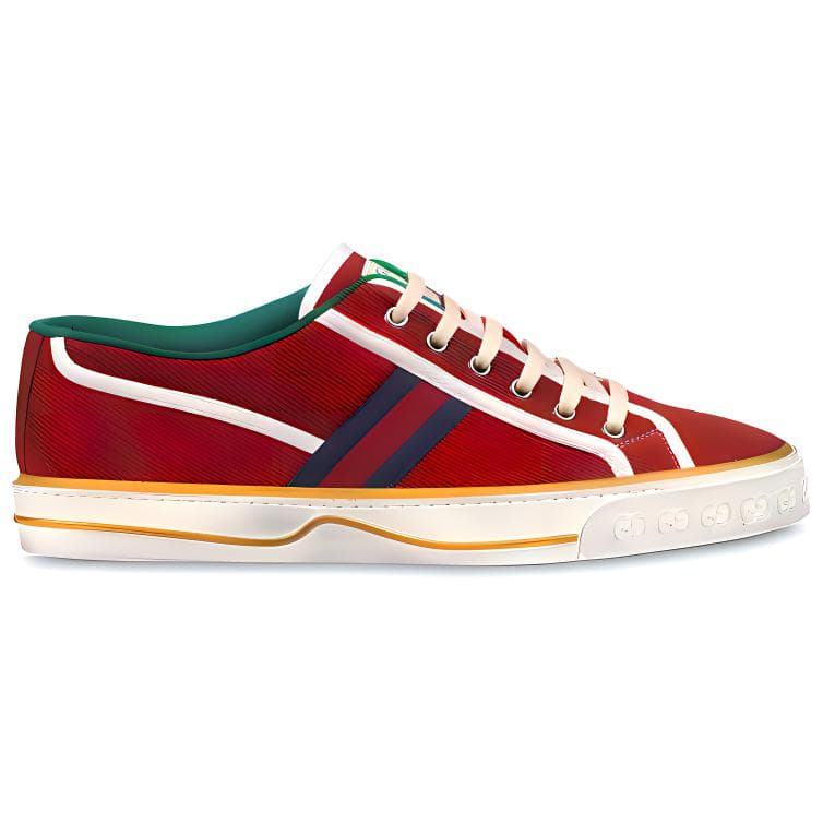 Кеды Gucci Tennis 1977 Low Red - изображение 2