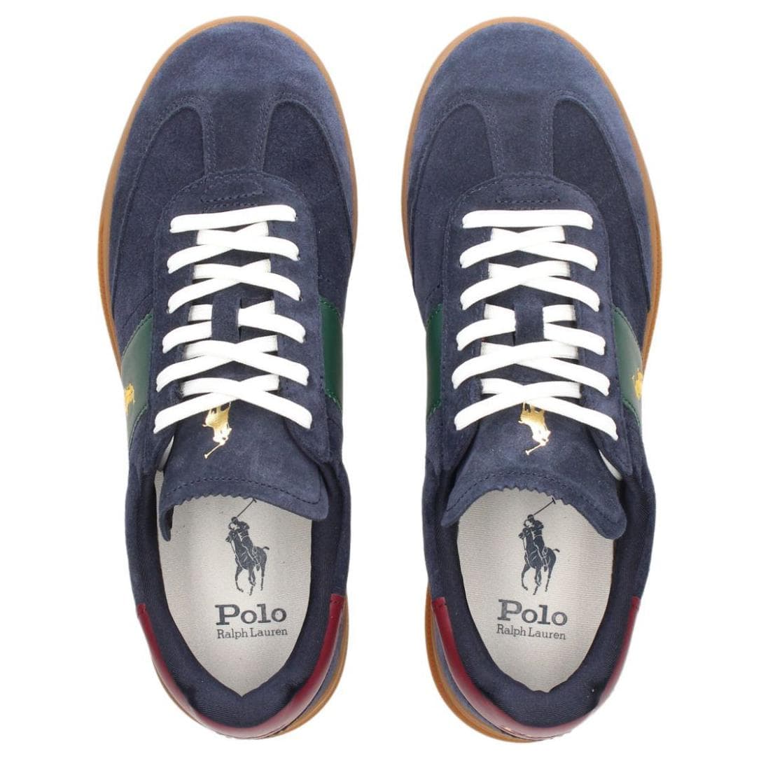 Кроссовки Polo Ralph Lauren Heritage Aera Low Скейтборд Кроссовки 1,5 см Мужские Синие - изображение 5