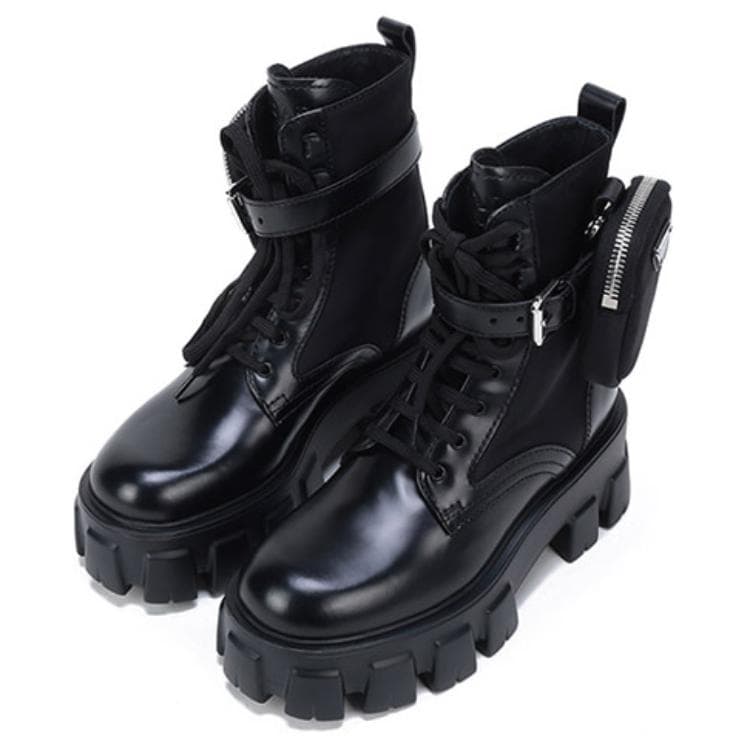 Ботинки Prada Monolith Black Boots - изображение 2