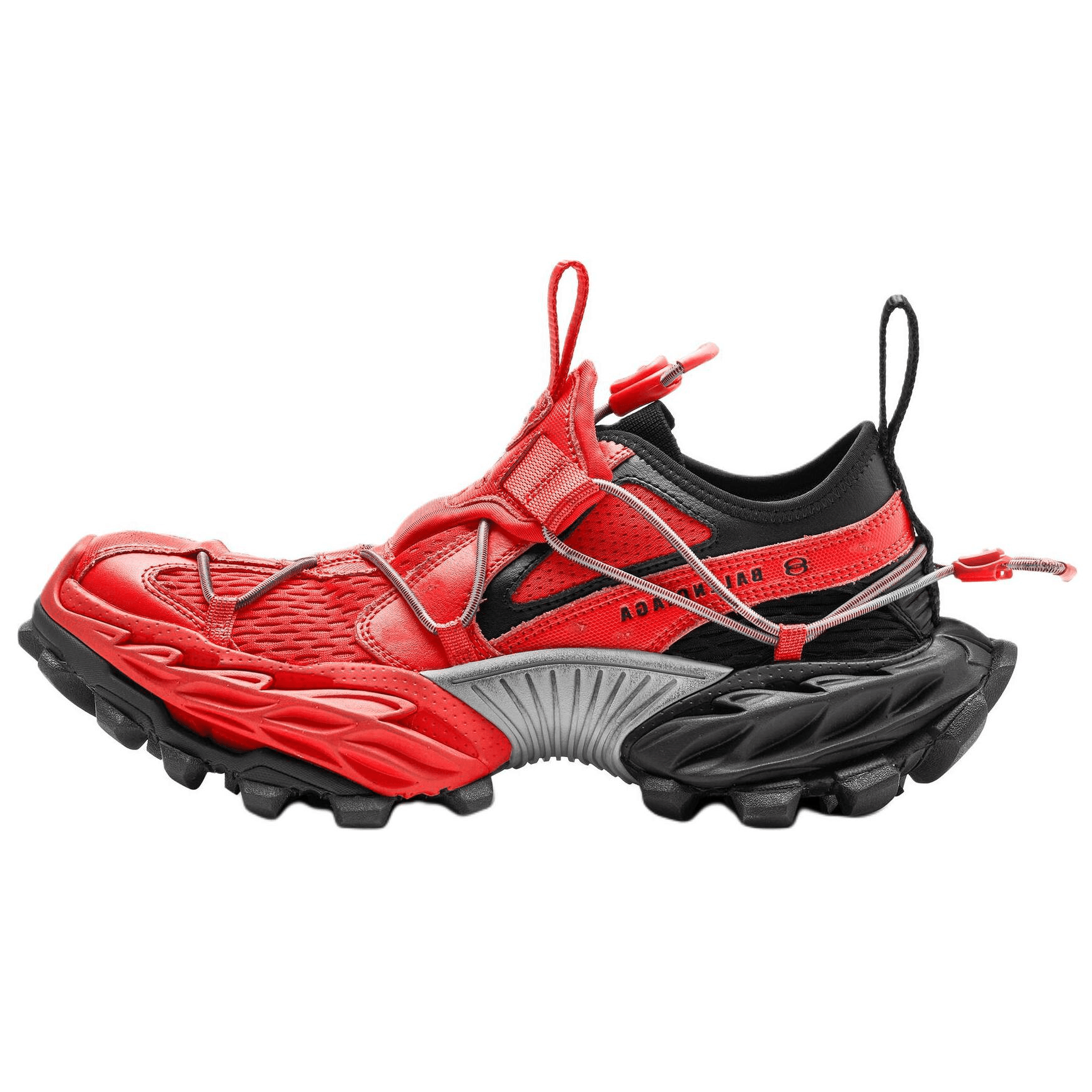 Кроссовки Balenciaga HIKE Low Топ Толстая подошва Кроссовки Мужские Красные Черные - изображение 1