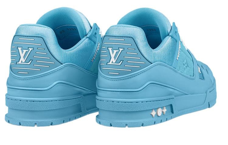 Кроссовки LOUIS VUITTON Trainer Blue - изображение 4