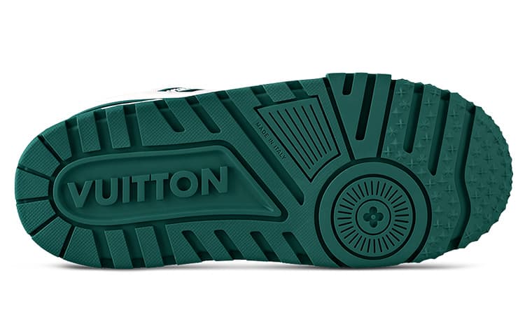 Кроссовки Louis Vuitton Trainer Maxi White Green - изображение 5