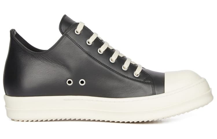 Кроссовки Rick Owens Low-Top Sneakers Black - изображение 2