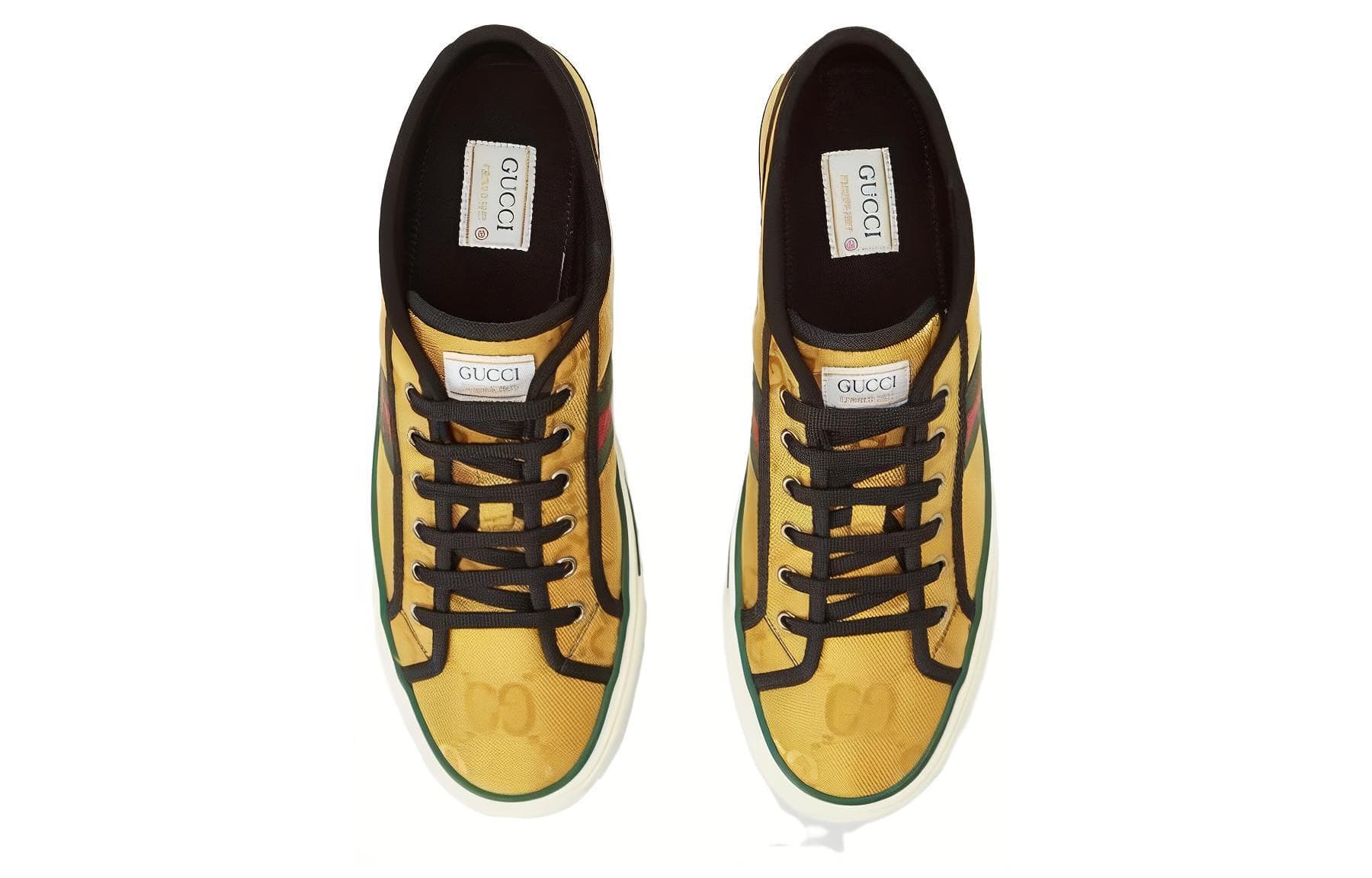 Кроссовки Gucci Tennis 1977 Yellow - изображение 4