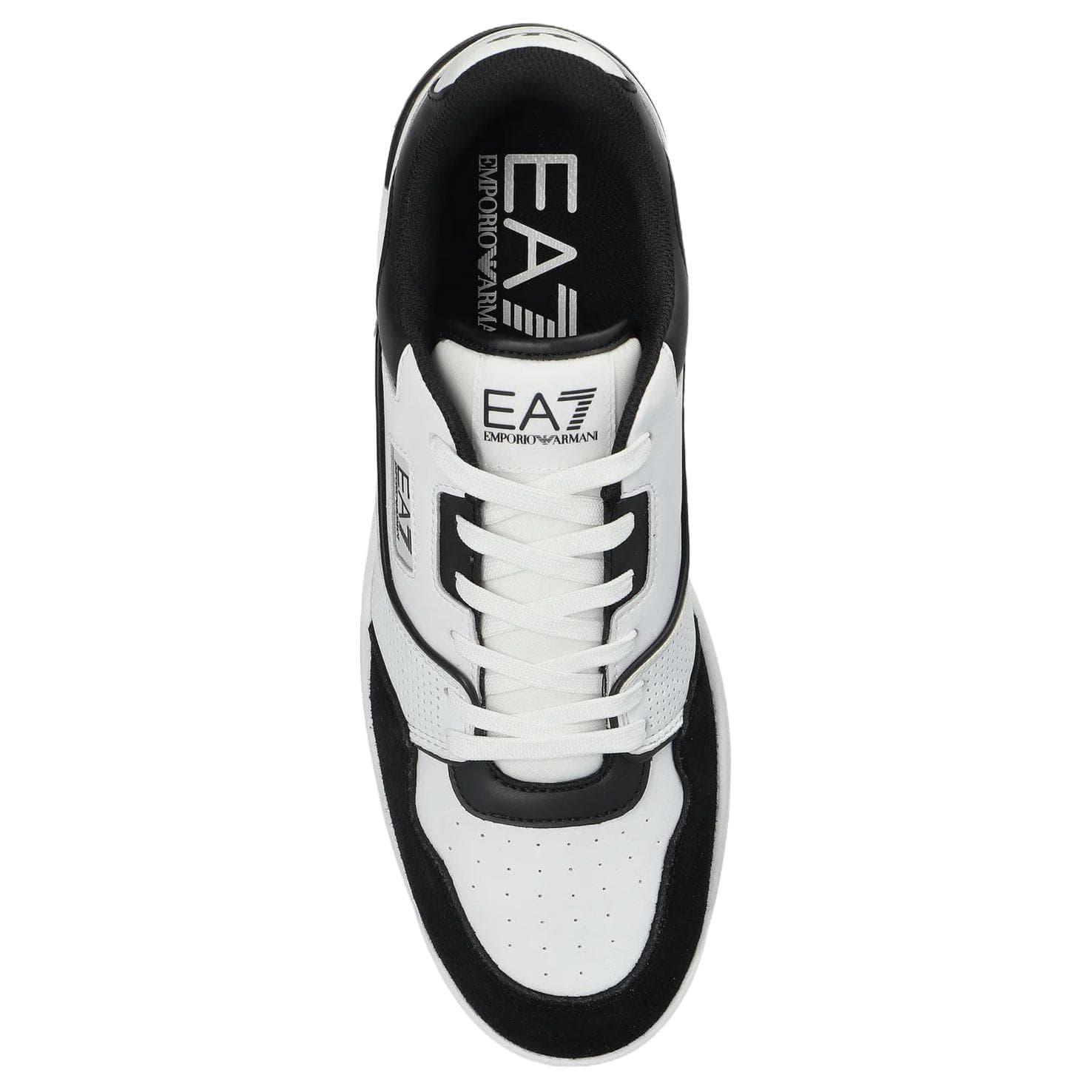 Кроссовки EMPORIO ARMANI EA7 Low Топ Скейтборд Обувь Унисекс Белый Черный - изображение 5