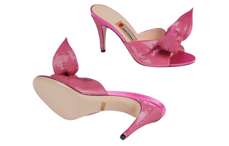 Сандалии Gucci New Year Series Purple Slide - изображение 5