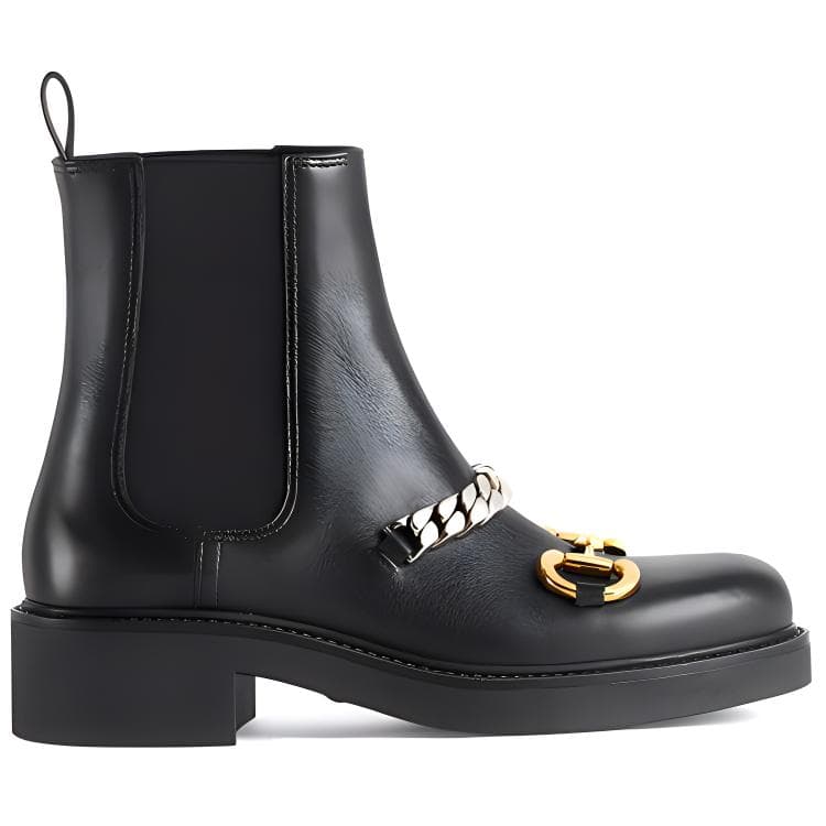 Ботинки челси Gucci Chelsea Boot Black - изображение 2