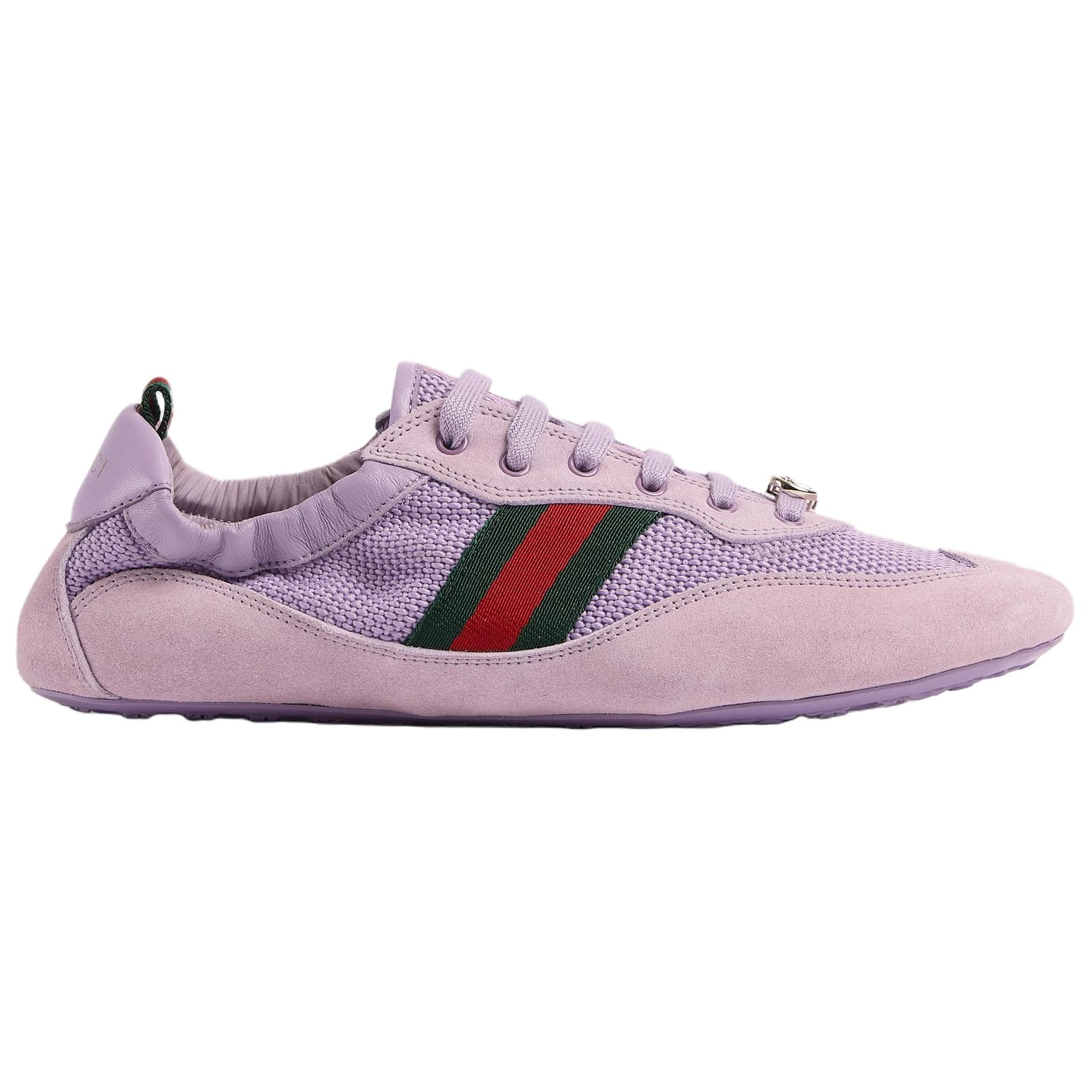Кроссовки GUCCI Shift Suede Low Top Sneakers Purple - изображение 2