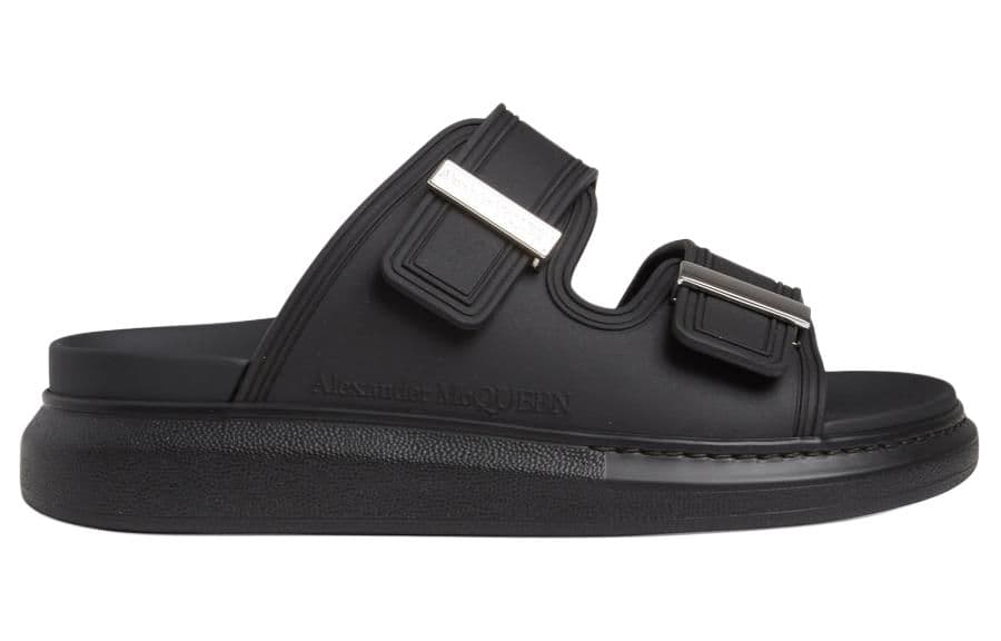 Сандалии Alexander McQueen Hybrid Slides Black - изображение 2