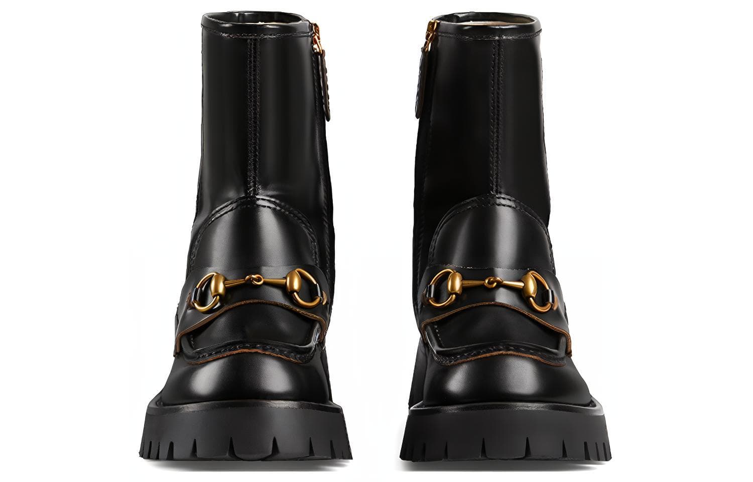 Сапоги Gucci Horsebit Ankle Boots Black - изображение 4