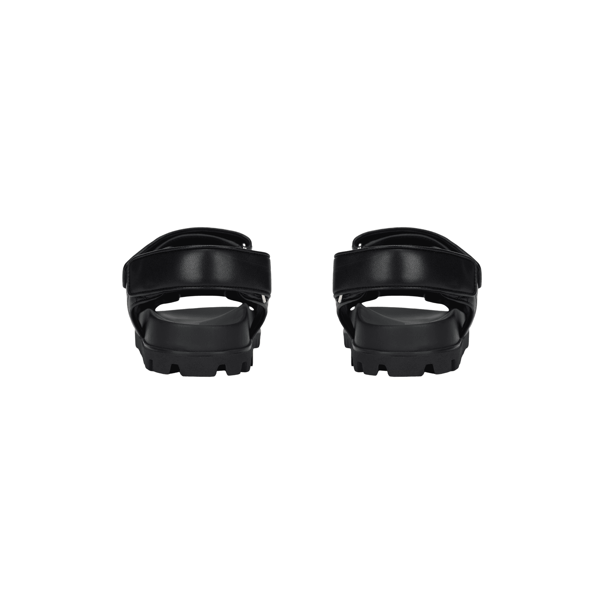 Шлёпанцы Miu Miu Leather Open Toe Sandals Black - изображение 4