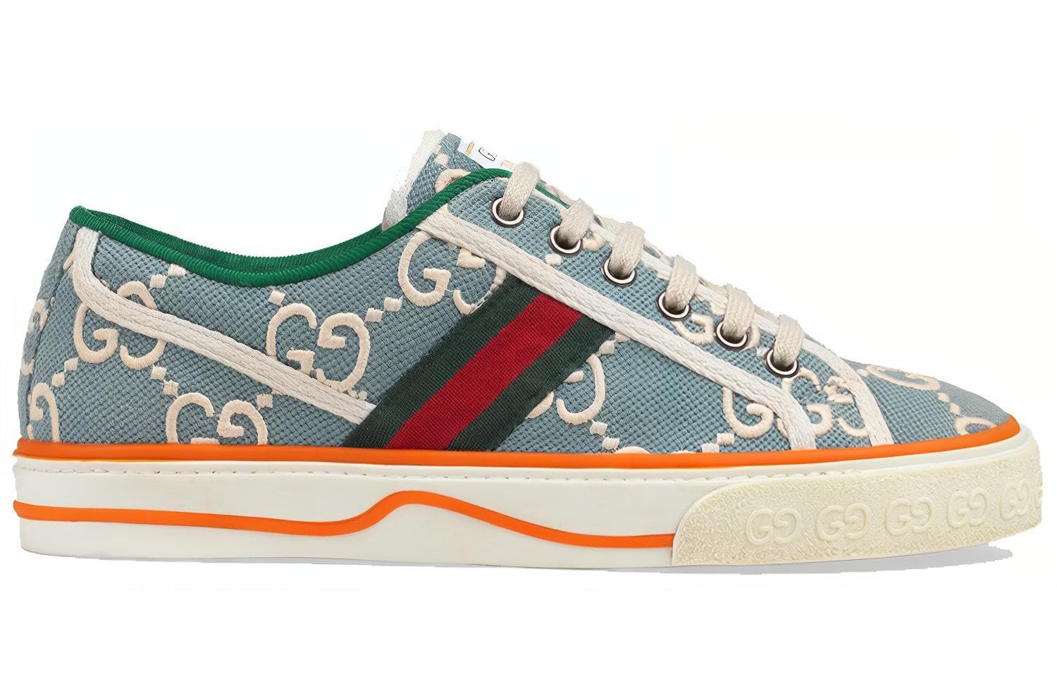 Кеды Gucci Tennis 1977 Light Blue - изображение 2